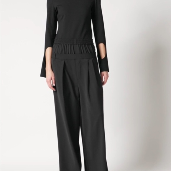 TIBI Tropical wool boxer pants - Picture 1 of 8